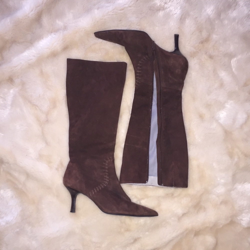 BP Krystal Brown Suede Tall Boot - Size 8
